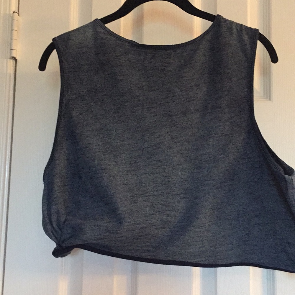Life In Progress Asymmetrical Navy Tank - Picture 4 of 5